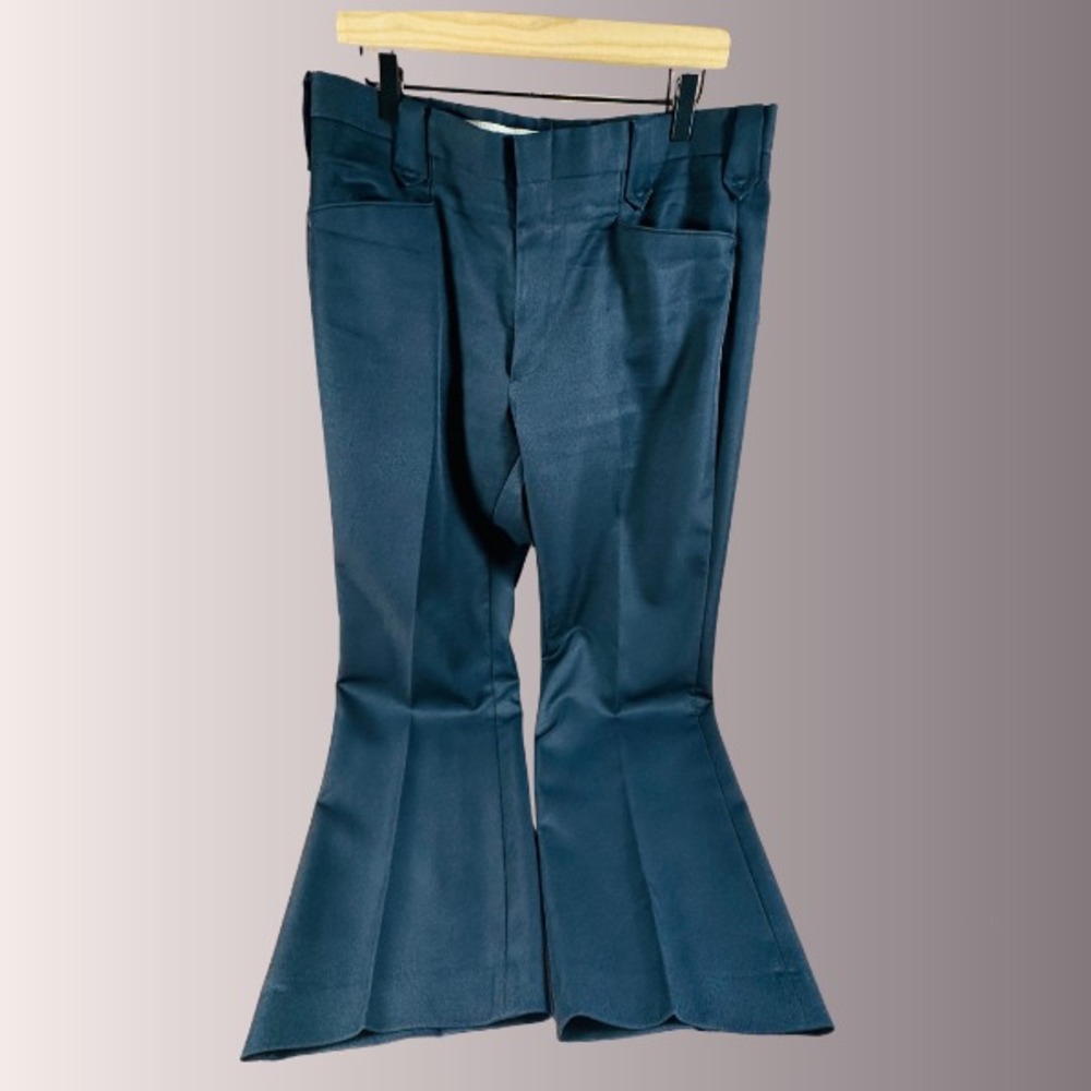 Circle S 38x30 Navy Blue Bootcut Mens Dress Suit Pants Western Trousers Cowboy